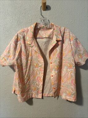 Outdoor voices button down shirt